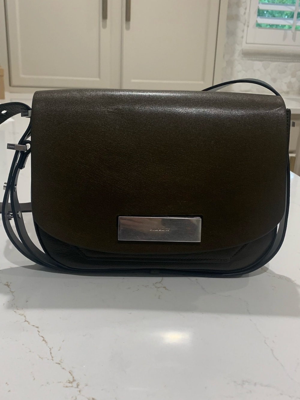 AllSaints Etta Leather Satchel Bag